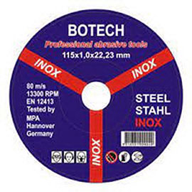 BOTECH PLOČA REZNA INOX 115 X 1 X 22